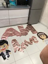 Globo inflable de 32 y 40 pulgadas con letras de oro rosa y plata, globos de letras de papel aluminio, Bola de decoración para bodas y fiestas de cumpleaños