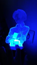 Table-Lamp Light Cool Ackerman-Figure Night-Light Titan Attack Acrylic Home-Room-Decor