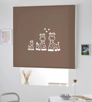 

Blind Iroa roll Infant/Giraffes! ROLLER BLINDS TRANSLUCENT! (CAFE 100X175)