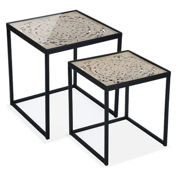 

Side Table (2 pcs) Mdf