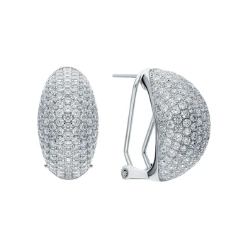 

Silver earrings with cubic zirconium sunlight sample 925