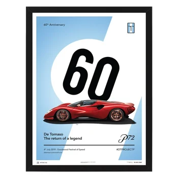 

Poster in the frame De Tomaso project p-side view - 2019, 32x42 cm