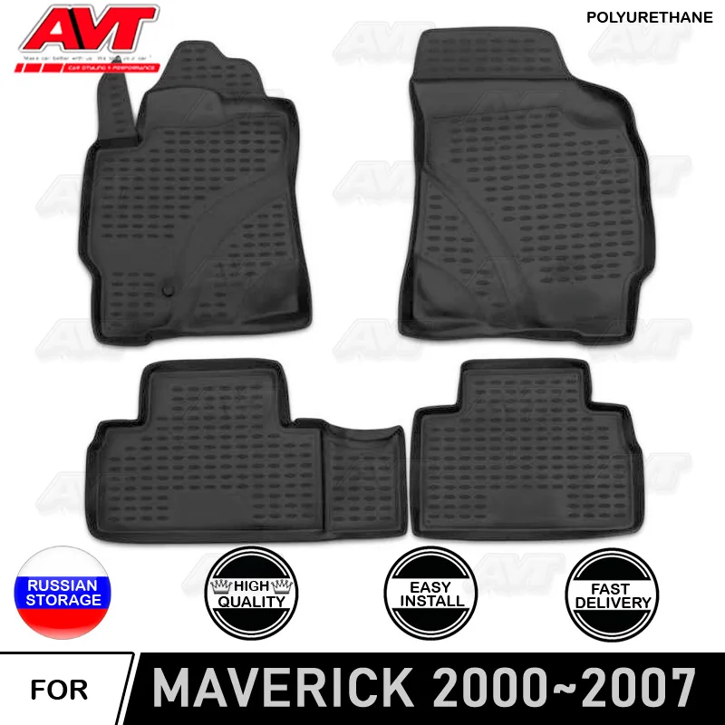 Коврики для Ford Maverick 2000 ~ 2007 полиуретановые коврики нескользящая резина