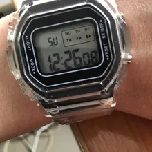 Reloj deportivo Digital Led para hombre y mujer, pulsera informal de silicona, Masculino