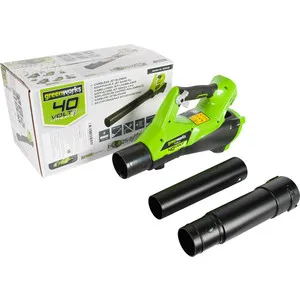 Садовая аккумуляторная воздуходувка GreenWorks G40AB (2400807)|Воздуходувки и пылесосы| |