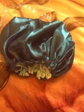Reversible Satin Hat Bonnet Hair-Caps Head-Cover Hair-Styling-Accessories Curly Adjust
