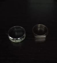 Auxauxme-Anillo de boda con diseño de onda dorada para hombre y mujer, sortija de compromiso con grabado de nombre de amantes de la boda