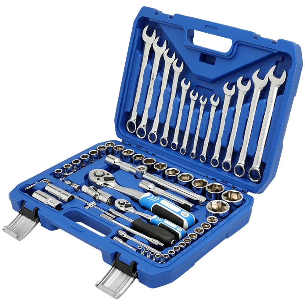 

SATAGOOD Tool kit 61 item Tools Hand tool kit auto repair tool hand tool car tool tool kit for car auto tool head set tool sets