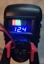 Indicador de nivel de carga de batería de coche, medidor de capacidad de batería de litio de 12V, 24V, 36V, 48V, 60V, 72V, pantalla LED, voltímetro