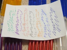 Juego de bolígrafo recargable, conjunto de boli borrable y recambiable, con carcasa lavable, mango de 0,5mm y cartuchos de recambios, tinta de 7 colores, ideal para la escuela y la oficina, 59 unidades