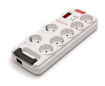 

7 Socket Extension Cable with Switch Salicru AELREG0051 680AB-06 RJ11 2300W