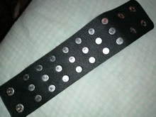 Punk Rock gótico puntiagudo hacen picos remache cono pendientes brazalete de cuero ancho brazalete pulseras brazalete de encanto de moda joyería Unisex