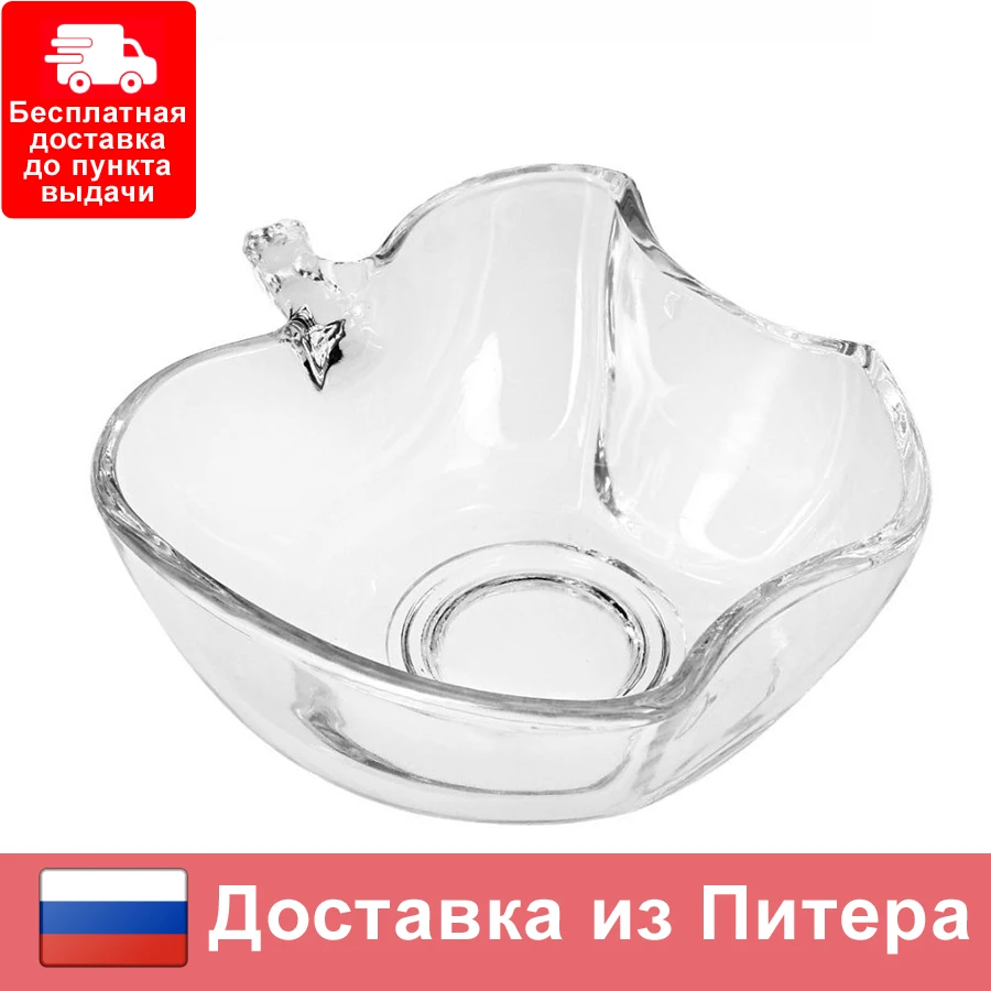 Glass Tableware Salad Plates Plate Apple Serving Glass Tableware