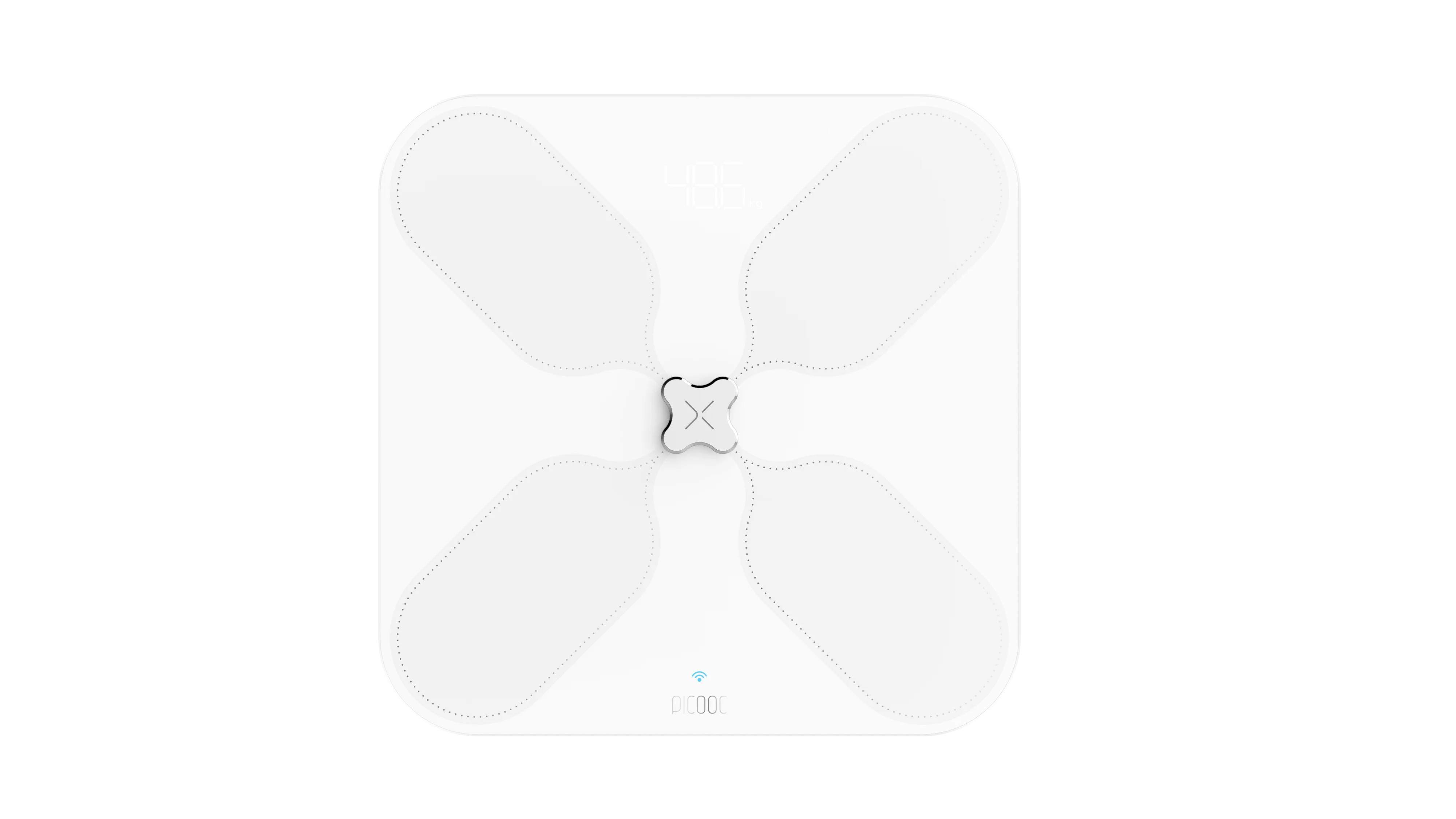 Умные весы Picooc S3(Wi-Fi, Bluetooth, 33х33 см) цвет белый