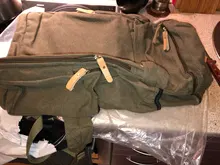 Mochila de lona de gran capacidad para hombre, morral de viaje Retro informal para adolescentes