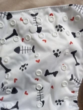 [Simfamily] 6 uds pañal + 6 uds insertar pañal de tela lavable cubierta de pañal ajustable reutilizable de tela pañales disponibles cubierta de pañal