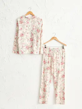 

Flower Pattern Pajamas set