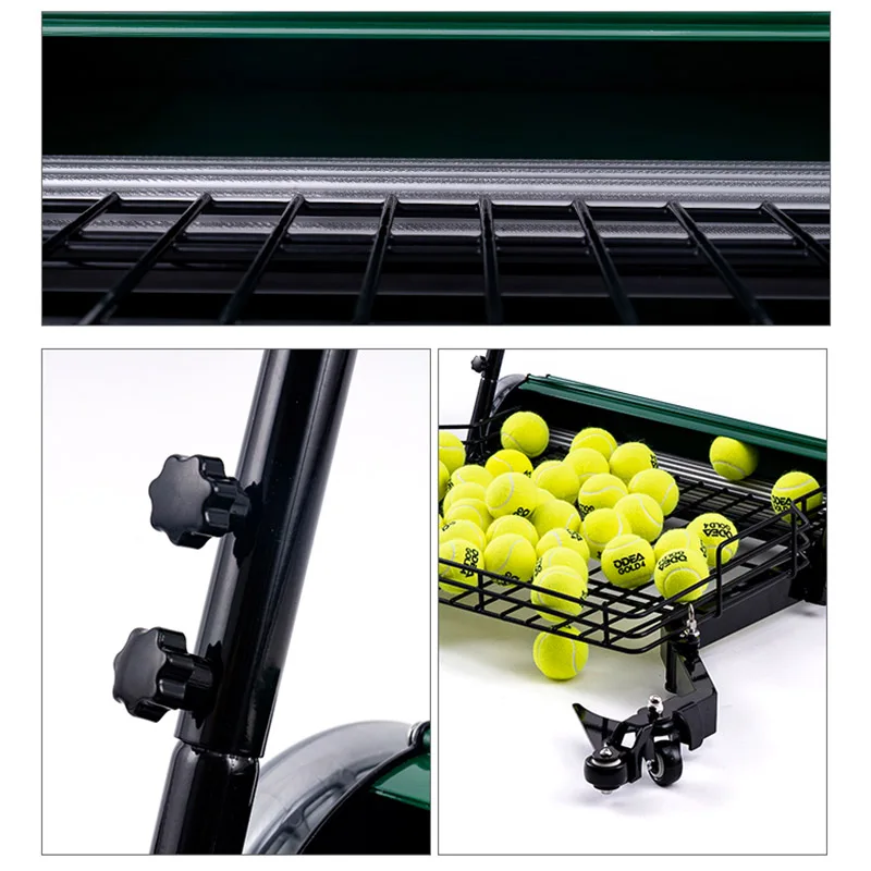 High Quality Tennis Automatic Ball Picker Tennis Ball Picker with Cart Instrument Coach Barrel