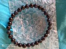 Lingxiang-pulsera con cuentas de ojo de tigre verde para mujer, 6/8/10/12mm, pulsera de piedra Natural a la moda, joyería de la suerte para hombre