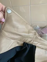 Biker Jacket Coat Motorcycle Sheep-Leather Real-Sheepskin Women Rivet Spring Fashion