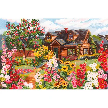 

978 set for embroidery Riolis 'blooming sad', 38*26 cm