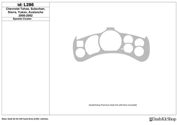 

Interior lining for Chevrolet Tahoe 2000-2002. Set L286.