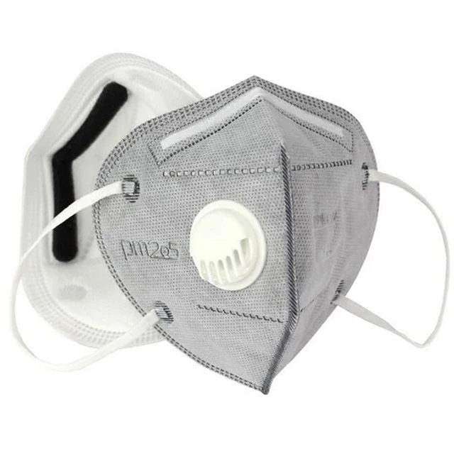 US $71.25  KN95(FFP2) Mask Antivirus Mask Non-woven Fabrics Defence Smog dust proof Pm2.5 anti-pollution with 