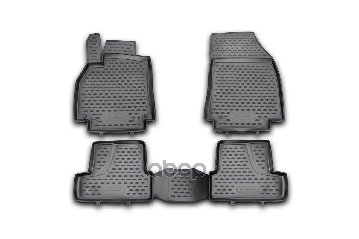 Коврики В Салон Renault Megane 3 2010-, 4 Шт.(Полиуретан) ELEMENT арт. NLC4116210KH