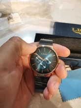LIGE-Relojes de cuarzo con pulsera ultrafina para hombres, cronógrafo a la moda resistente al agua, deportivo y con malla de acero, de lujo, mejor marca, nuevo