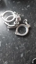1.522.533.54Stainless Steel Sanitary Tri Clamp Clamps Clover for Ferrule SS304
