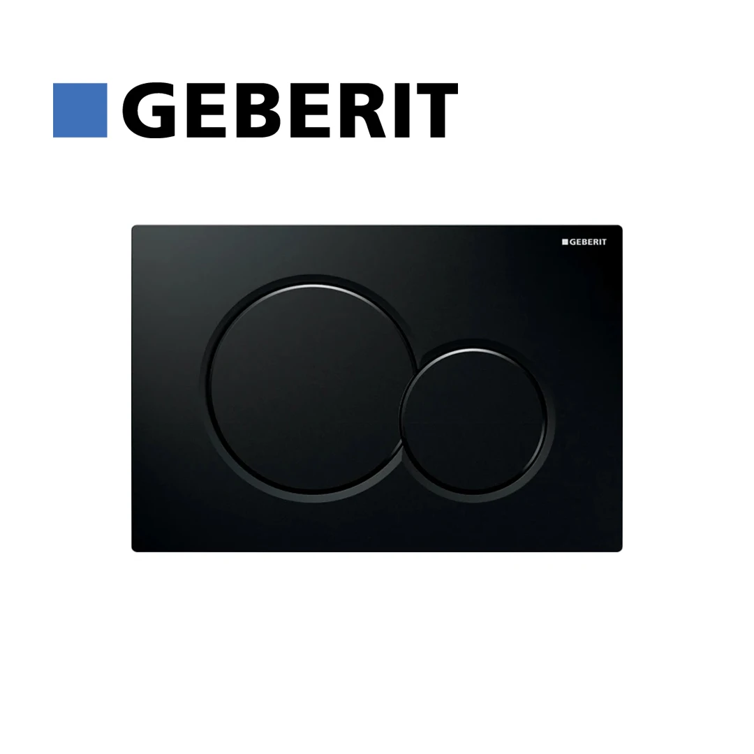 

Geberit Actuator Plate Sigma01 For Dual Flush: Jet Black Ral 9005 115.770.DW.5