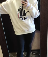 Sudadera con capucha para mujer, suéter pequeño negro con capucha de gato y cuchillo, de talla grande, sudadera estética para mujer, moda de invierno