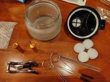 Cepillo de aire de 0,2/0,3/0,5mm, soporte para cepillo de aire y vidrio, herramientas de lavado con pistola pulverizadora, juego de pinceles con boquilla de aguja