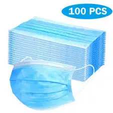 

100 PCS disposable Masks Protection respiratory health 3 layers Masks hygienic