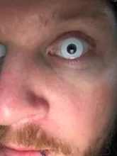 UYAAI-2 uds. De lentes de contacto de colores para Halloween, Cosplay de Anime, multicolo, Lentes Rojas, Blanco, Negro, Lentes Rojas