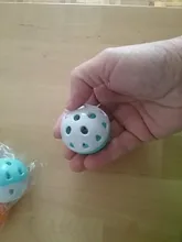 6 uds juguetes para bolas de gatos con campana anillo jugando masticar juguetes de cero de bola de plástico interactivo juguetes entrenar gatos Gato de