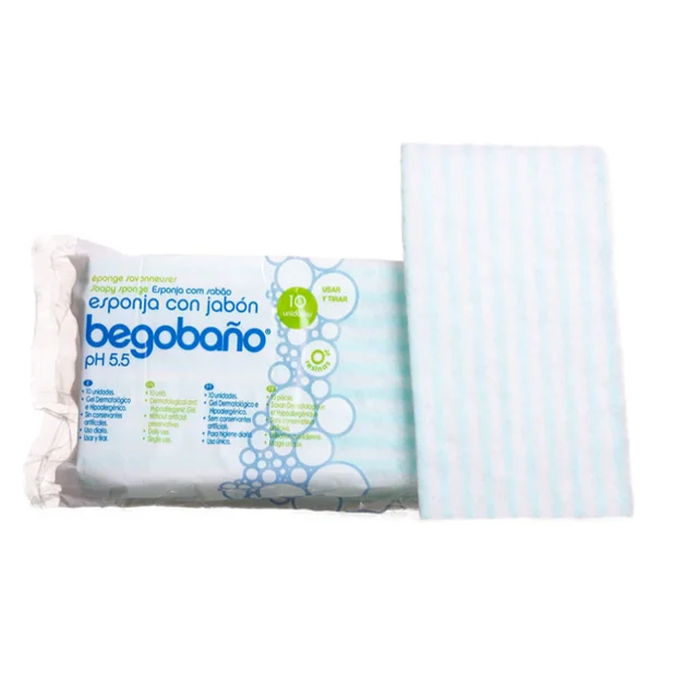 Esponjas Jabonosas Desechables Bebes y Adultos