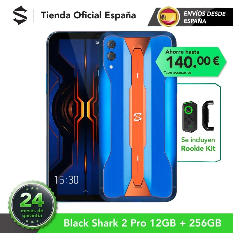EU Version Xiaomi Black Shark 2 PRO 12G 256G (24 months official warranty) LATEST ARRIVAL! EU Version Xiaomi Black Shark 2 PRO 12G 256G (24 months official warranty) LATEST ARRIVAL!