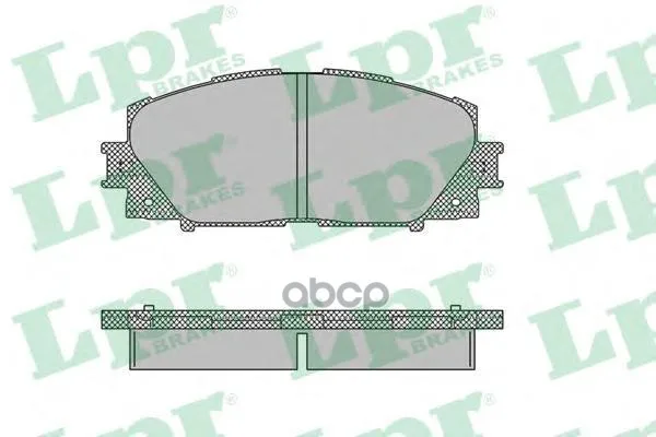 Колодки Тормозные Toyota Yaris 06-(Япония) Без Абс Передние Lpr 05p1333 Lpr арт. 05P1333