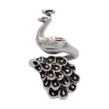 

Women's ring oversized Peacock (54802)