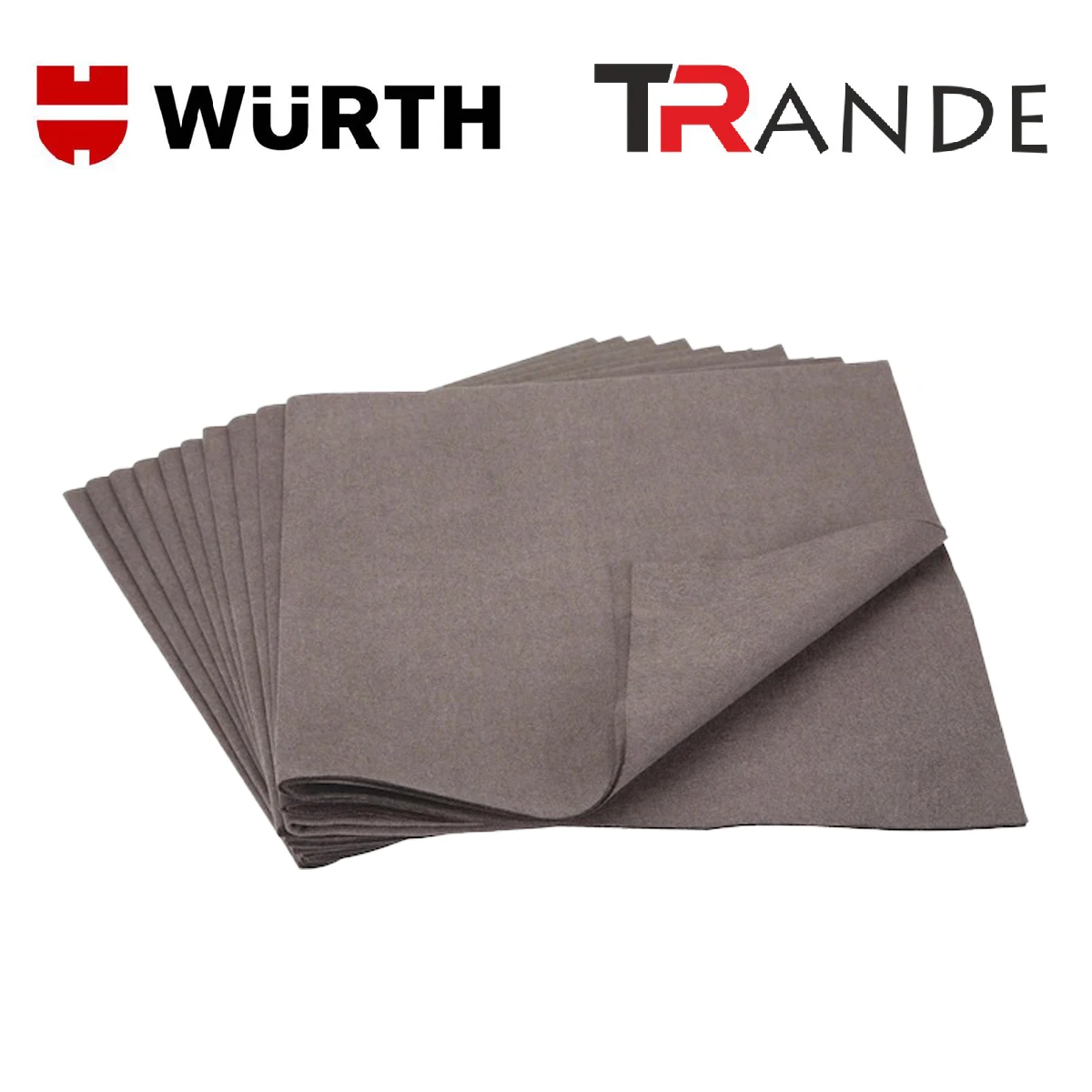 Panno E Smalto Microsactive Wurth 10 Pezzi 40 X40 Cm 0899 900 150 Panno Per Pulizia E Lucidatura Microfil 0899900150