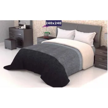 

Quilted blanket HILO-SHERPA Gray 240x240 cm