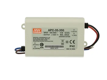 

Led Driver DC MeanWell APC-35-350 transformer 350mA 28V-100V DC 35W constant current IP42