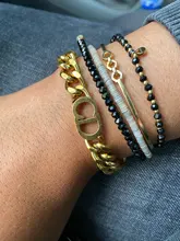 Collar de cadena de acero inoxidable con textura de Metal para mujer, cadena de eslabones cubanos, Gargantilla, regalo de fiesta, 2021