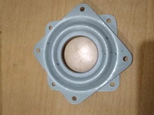 Placa giratoria con rodamiento de bolas de acero totalmente lisa, giratoria de Metal, rotación de 360 grados, soporte de exhibición giratorio para muebles