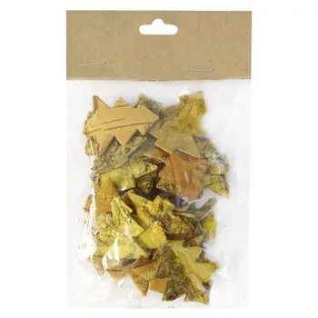 

Yw294 decorative elements made of bark Wood 'елочка', 4 cm, 25 pcs/pack (yellow)