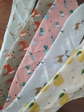 Mantas de algodón suave para bebé recién nacido, edredón de muselina, paño de alimentación para eructar, toalla, bufanda, artículos para bebé, 58x58cm, novedad