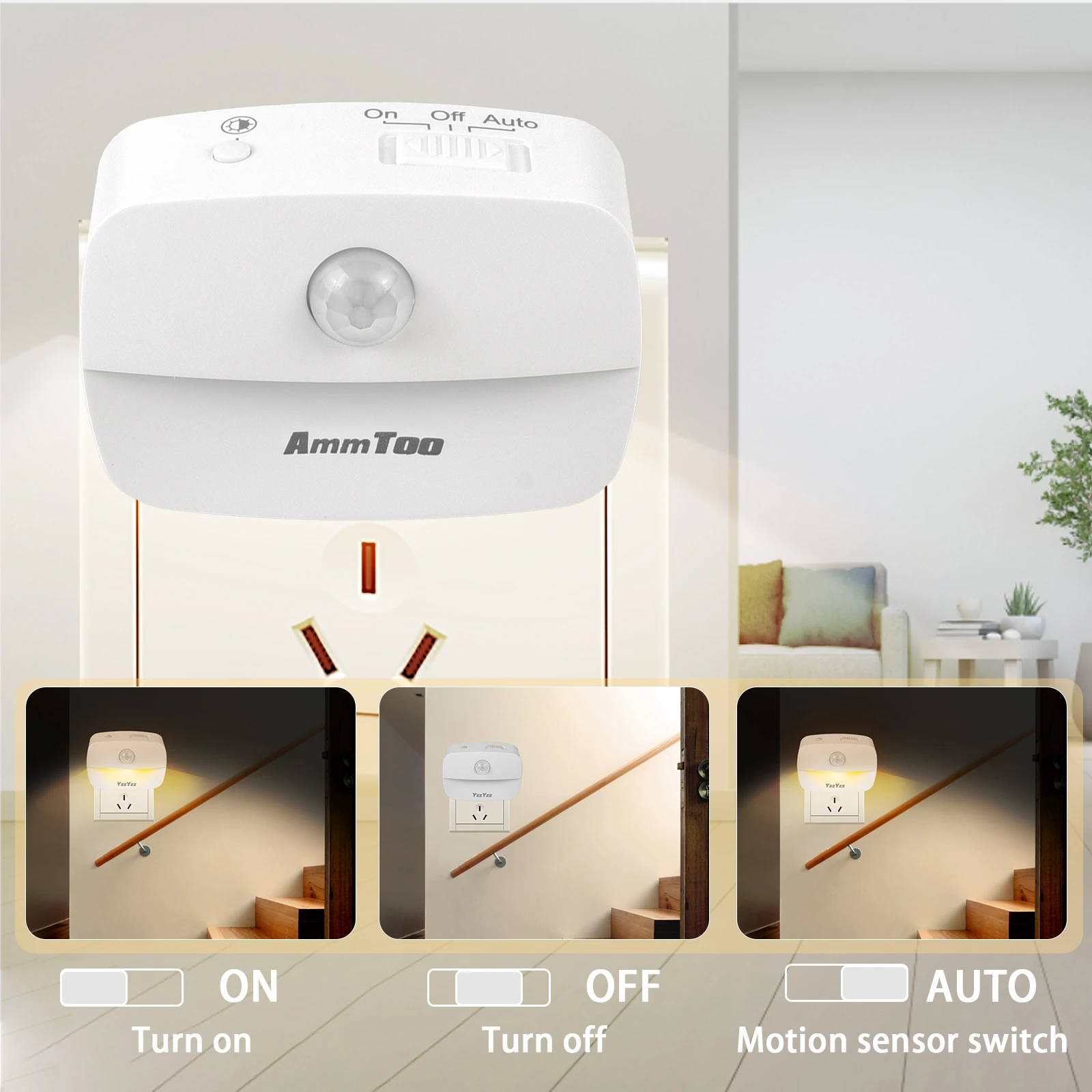 US European Plug LED Night Light PIR Motion Sensor Light Smart Lamp 110V 220V AAA Battery For Bedroom Bathroom Corridor Closet cool night lights