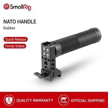 

SmallRig Dslr Cage Handle Nato Handle Cheese Handle with Cold Shoe 1/4" and 3/8" Thread Hole for DSLR Camera Grip Handle - 2005