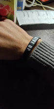 Pulsera de silicona de estilo minimalista para hombres y mujeres, pulsera deportiva de reconocimiento de personalidad, sin dolor ni ganancia